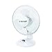 TERRAL 4: ventilatore da tavolo 23cm, in plastica bianca