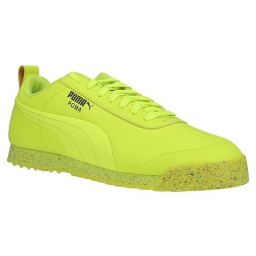 PUMA Mens Roma Retro Speckle Lace Up Sneakers Shoes Casual - Yellow - Size 10.5 M2