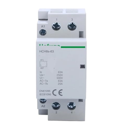 Contacteur domestique automatique 2P 63A 2NO AC230V pour tableau électrique rail DIN