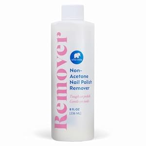 ella+mila Non-Acetone Nail Polish Remover – Gentle, Nourishing Formula for Natural Nails – Vegan & Cruelty-Free – Conditions While Removing Polish – 8oz