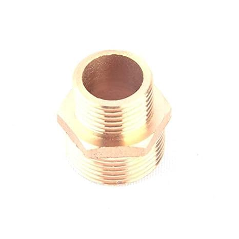 See full amazon price history chart for Supreme Control System 2Pcs 3/4 Inch to 1/2 Inch Male Thread Brass Straight Connector Home Garden Water Pipe Fitting: Gold Supreme Control System 2Pcs 3/4 Inch to 1/2 Inch Male Thread Brass Straight Connector Home Garden Water Pipe Fitting: Gold (B0CG3JZPFP) Amazon Price History, Amazon Price Tracker