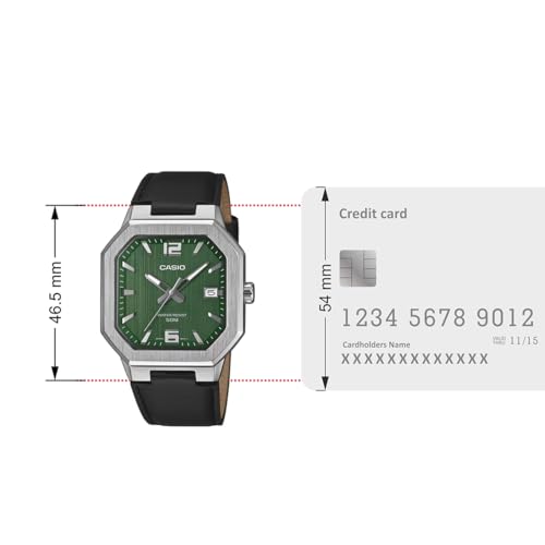 Image of Casio Enticer Men MTP-B195L-3AVDF Analog Green Watch Men (A2528)