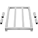 VEVOR Aluminum Dunnage Rack, 36” x 20” Commercial Food Floor Rack, 8” Off the Floor, 1800 lbs Capacity All-Welded Aluminum Storage, for Storage in Restaurants, Kitchens, Garages and Vehicles