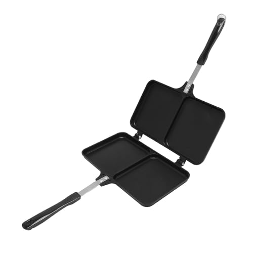 Sartén para sándwich doble de aluminio Socobeta 9,6x6,3 pulgadas 2