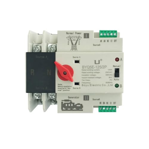 Inverseur de source ATS 2P 100A : zéro coupure pour installation solaire 230V