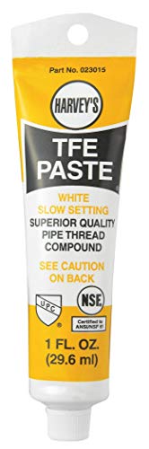 WM Harvey 023015-48 Harvey Pipe Thread Compound, 1 Oz, Tube, Liquid Paste, White