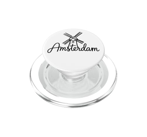 Amsterdam Moulin des Pays-Bas Hollandais PopSockets PopGrip pour MagSafe