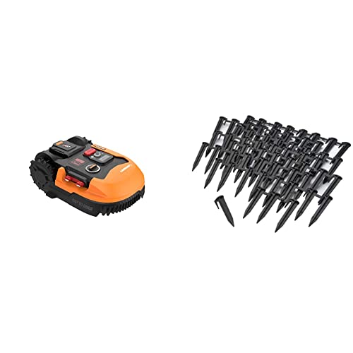 Worx Landroid L 20V 6.0Ah Robotic Lawn Mower 1/2 Acre / 21,780 Sq Ft. Power Share - WR155 (Battery & Charger Included) and WA0185 Landroid 3