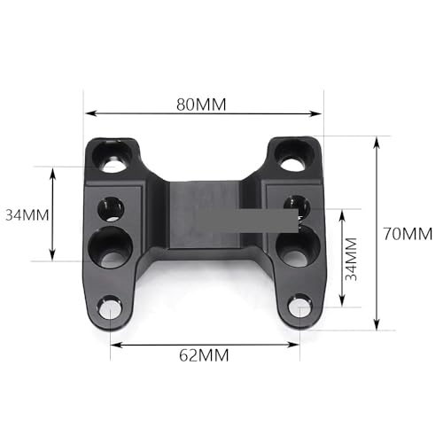 Réhausseurs guidon TMAX 560 moto support 20mm de déplacement - 4