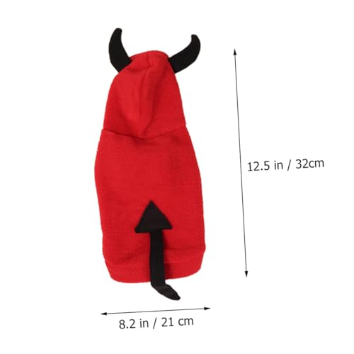 Disfraz de Diablo para perro XS con orejas y cola miniatura 2