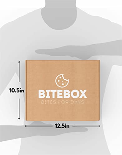 BITEBOX Snack Box (45 Count) Valentines Variety Pack Care Package Gift Basket Adult Kid Guy Girl Women Men Birthday College Student Office School