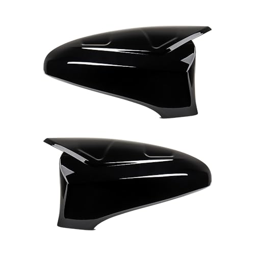 Anzios 1 Pair Glossy Black Side Mirror Cover Caps Compatible for Lexus IS GS CT LS ES RC F Sport