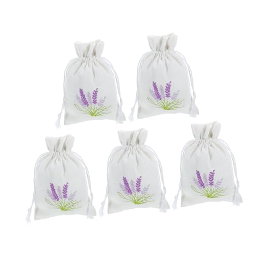 5 bolsas de tela con saco de lavanda 18x13x0.5 cm miniatura 1