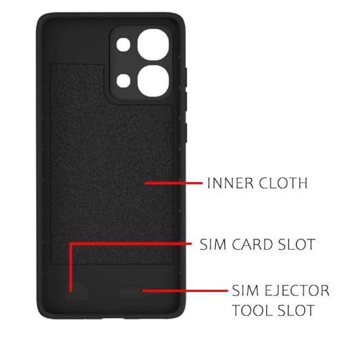 Image of Shockproof Case for Oppo F31 5G | Full Camera Protection | TPU Flexible Back Cover for Oppo F31 5G (Matte Black)