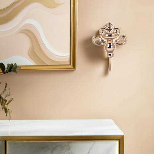 Candelabros de pared de hierro dorado vintage: soporte para vela de 2 piezas 7