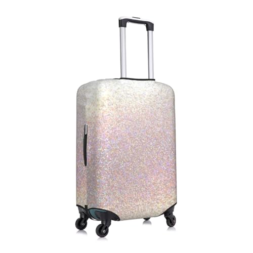 Glitter Light Pearl Print Elastic Travel Luggage Cover Suitcase Protector Bag, Anti-Scratch, Washable Suitcase Sleeve For Kid Adult,For 18-32 Inch Luggage3