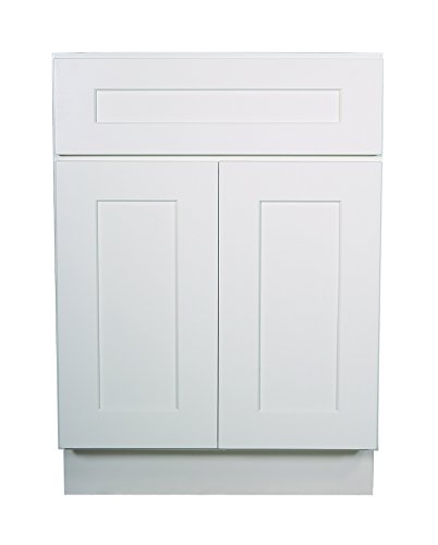 Design House Brookings 18-Inch Base Cabinet, White Shaker