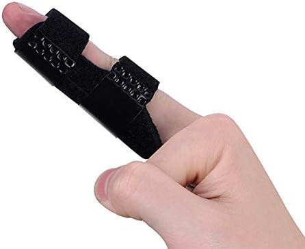 Finger Splint, 2Pcs Trigger Finger, Mallet Finger Brace with Built-in Aluminium Support for Stenosing Tenosynovitis, Arthritis Pain, Sport Injuries, Finger Tendon Release