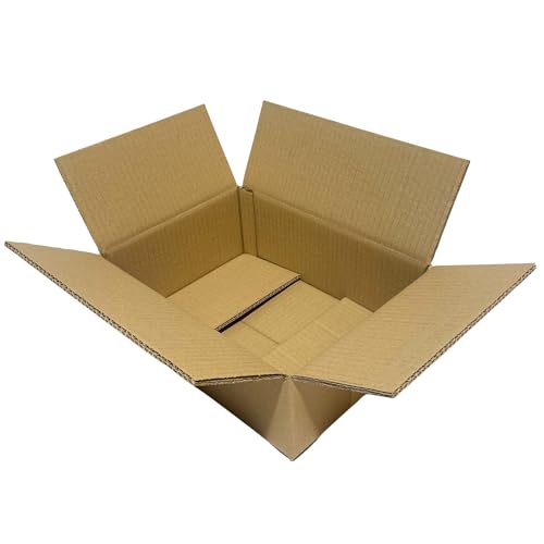 W.E. Roberts Strong Double Wall Cardboard Boxes (Pack of 15) - Boxes for posting, Boxes for moving house, Packing boxes, Postal Shipping Boxes (305mm x 229mm x 102mm (12 x 9 x 4")) - Image 2