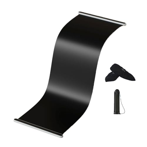 mioosho Slide Board Sports Sliding Mat Pilates Fitness Sliding Mat for Workout Indoor Skating Training Equipment