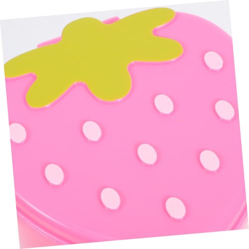 Caneca de Basura de Plástico con Forma de Fresa Rosa miniatura 5