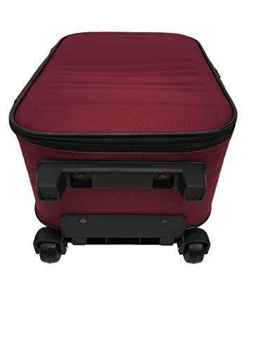 Mala Viagem Bordo Mão Pequena Paiva 2 Rodinhas Medidas ANAC 55x35x25cm (Bordô)