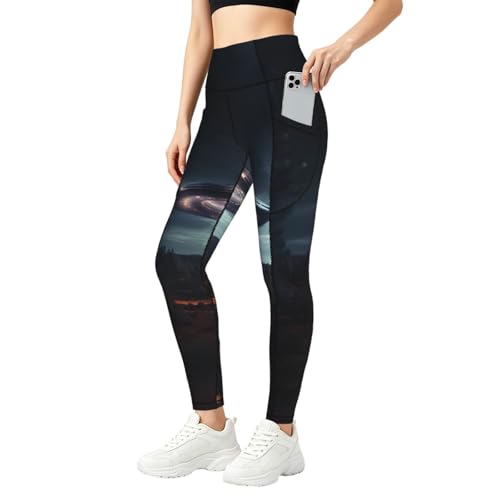 Leggings de moda para mujer UFO At Night del gimnasio a tu rutina diaria