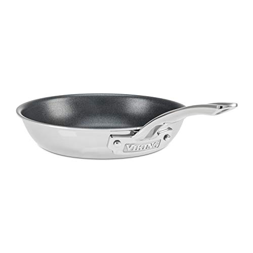 Viking 3-Ply Stainless Steel Nonstick Fry Pan, 8 Inch