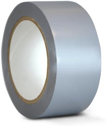 T.R.U. CVT-536 Gray Vinyl Pinstriping Dance Floor Tape: 2 in. Wide x 36 yds. Several Colors