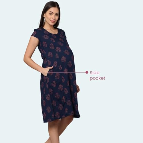 Image of Morph Maternity | Maternity Dresses for Women | Fits During Pregnancy & Post Pregnancy | Back Tie to Adjust