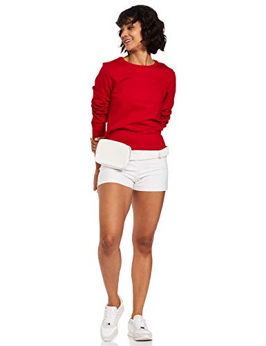 Image of Women's Cotton Round Neck Pullover Sweater