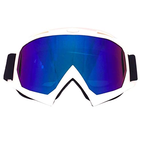 GBMITING Gafas de Motocross, Gafas Esquí Hombres profesionales mujeres anti-niebla gafas a prueba de viento montando al aire libre motos multifuncionales(WN)