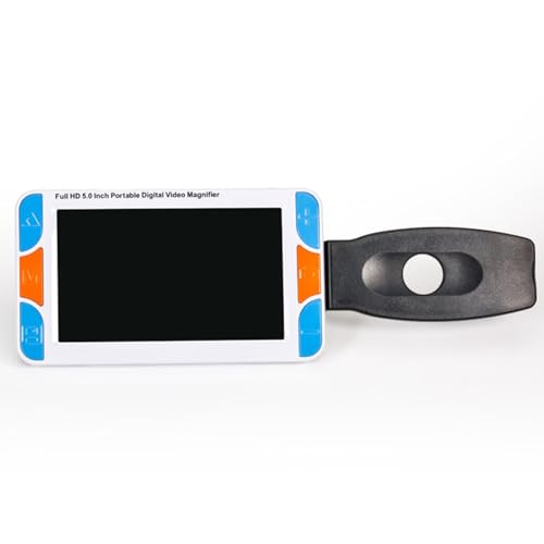 Lente d'ingrandimento digitale portatile da 5 pollici, ausili elettronici per ipovedenti, 26 modalità colore, zoom 3X-48X, per anziani, ipovedenti, libri, pagine