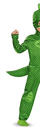 Gekko Classic Toddler PJ Masks Costume, Medium/3T-4T