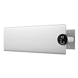 K&KALONZO Electric Towel Warmer, 18.8" W x 4.8" H Wall-Mounted Towel Heater with Built-in Timer, Waterproof Aluminum Towel Warmer for Bathroom, Support Plug-in and Hardwired, Silver, K1-R-S