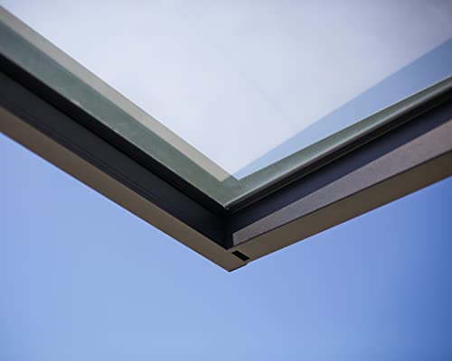 Palram - Canopia Sophia 1600 5' X 3' Awning - Gray/Clear #TOP5