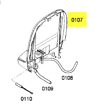 Bosch Boitier support réservoir + joint - vue 2