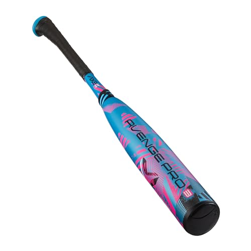 Axe | Avenge Pro 3 | USSSA Baseball Bat | Drop -10/-8/-5 | 3-Piece Composite | 2 3/4" Barrel | Blue/Pink (27" (-10), Axe Handle) by Axe - Used condition - US$214.82