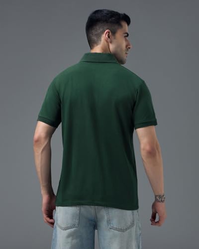 Image of Wellbi Eco-Friendly Bamboo Polo T Shirt | Mens Stylish Casual Regular Fit | Comfortable Soft | Trendy Breathable Lightweight | Quality Modern Essential Fashion