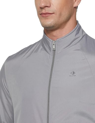 Image of Qube by Fort Collins Men's Windcheater, Lightweight, Windproof Polyester Standard Length Jacket for Year-Round Casual & Daily Use