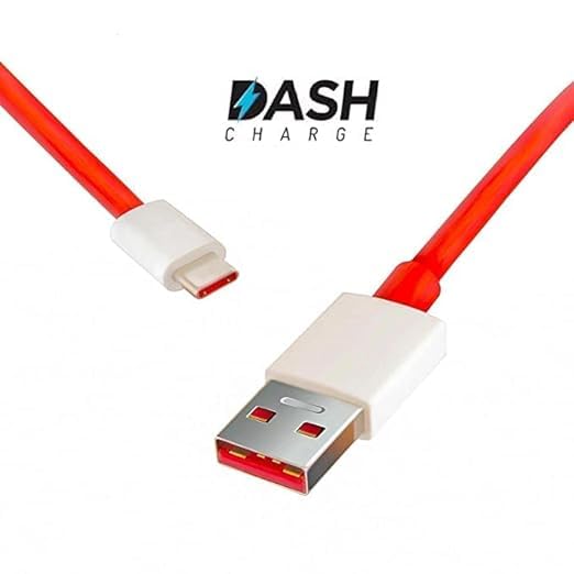 Image of THE BATTERY STORE Original Dash Charge Cable Compatible for One Plus 8t | 9| 9r| 9 Pro Charging Cable USB Type-C Dash Cable (Only Cable) (BB92)