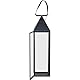 FAROL PORTAVELAS 68CM METAL NEGRO_19X18X68CM