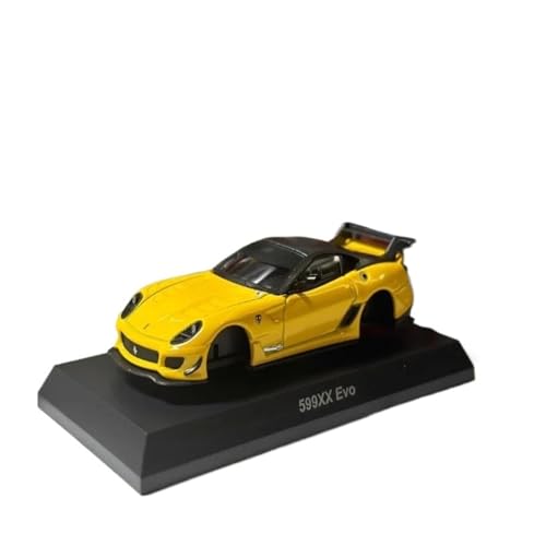 1:64 for 599XX Alloy Car Model Collection Version Vehicle for Display Cabinet Ornaments(Yellow)