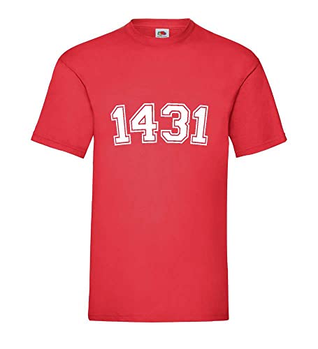 T-shirt pour homme rouge de qualité supérieure en taille XXXL finitions soignées