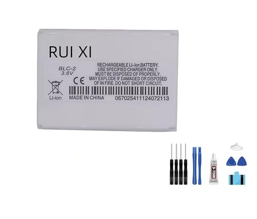 RUI XI Battery compatible for Nokia 3310 3330 3410 3510 5510 3530 3335 3686 3685 3589 3315 3350 3510i 6650 6800 6810 3550 5510 800mAh 3.6V BLC-2 BLC 2 Battery