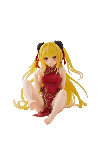 Taito -To Love-Ru Darkness Desktop Cute Figure - Golden Darkness (Vestito Cinese Ver.)