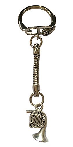 Preisvergleich Produktbild Schlüsselanhänger, Motiv Musikinstrument Französisches Horn