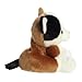 Aurora® Adorable Palm Pals™ Peebs Calico Cat™ Stuffed Animal - Fun Collectible Plush for Kids and Adult Collectors - Perfect for Decorating Rooms and Birthday Gifts - White 5 Inches