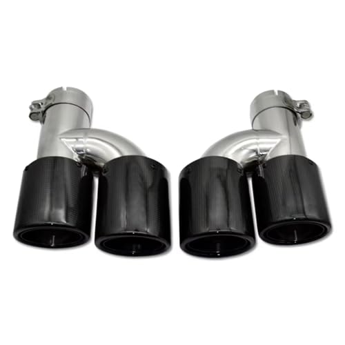 Sortie d'échappement Quadruple BMW 535i F10 F11 embouts carbone style M5 inox B