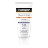 Neutrogena Clear Face Sunscreen Lotion for Acne-Prone Skin, Broad Spectrum SPF 50, Sunscreen for Face & Oily Skin, Oil-,Fragrance- & Oxybenzone-Free, Water Resistant, Matte, Unscented, 3 Fl Oz